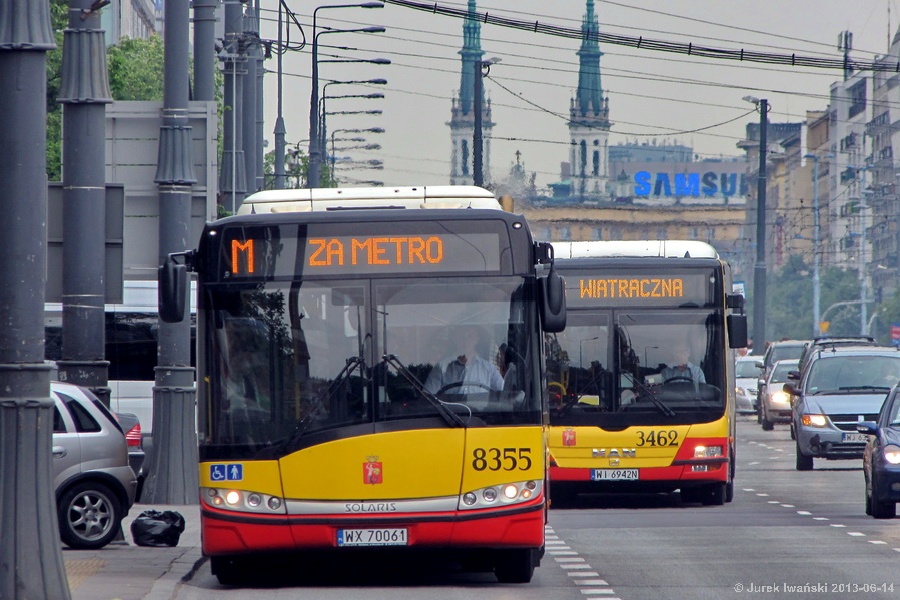 8355
Linia Za Metro uruchomiona z powodu utrudnień w metrze powstałych po wypadku na stacji Ratusz-Arsenał.
Słowa kluczowe: SU18 8355 ZaMetro Marszałkowska