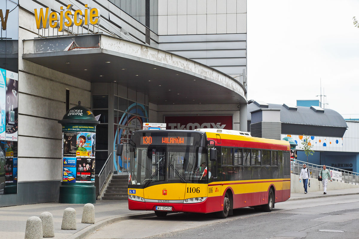 1106
Solaris na nieistniejącej obecnie linii 130 pod Blue City. W tych wozach irytuje mnie szarpiąca, 6-biegowa skrzynia ZF.
Słowa kluczowe: SU12 1106 130 Opaczewska