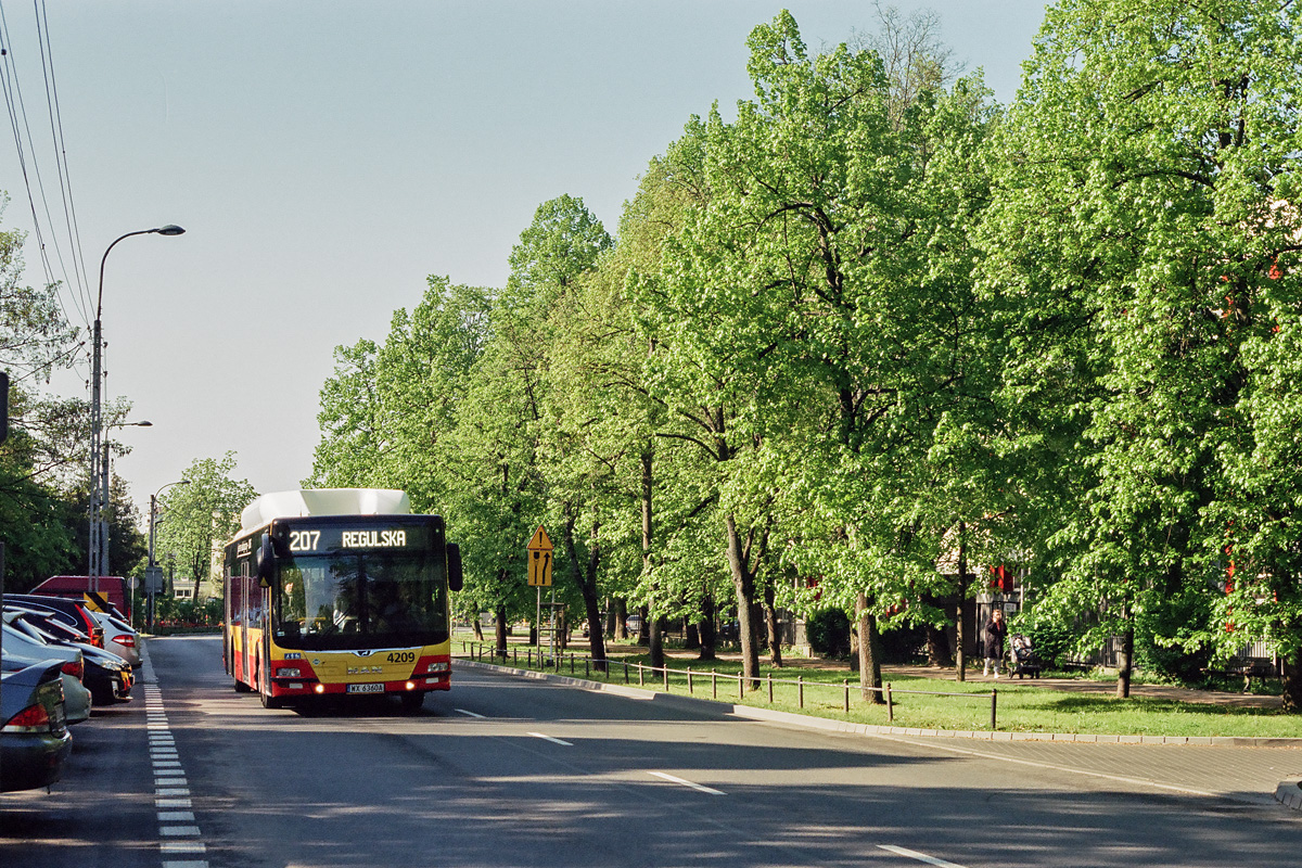 4209
Świeża, wiosenna zieleń ujęta aparatem analogowym na filmie Kodak 250D.
Słowa kluczowe: LionsCNG 4209 207 Sławka