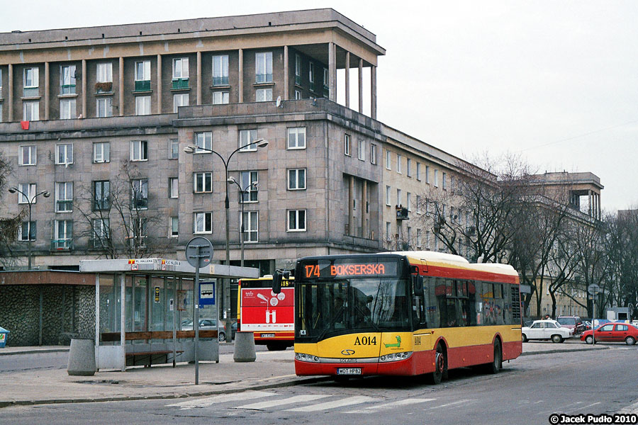 A014
5-miesięczny autobus. Skrzynia ZF Ecolife, następnik słynnej, wyjącej ZF Ecomat. W tle klasyk polskiej motoryzacji.
Słowa kluczowe: SU12 A014 174 PlacHallera