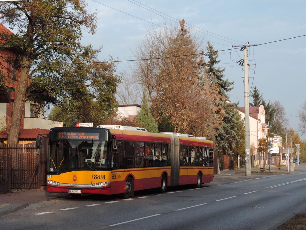 8891
Linia 183 znowu w Wesołej - taki widok tylko podczas święta Wszystkich Świętych.
Słowa kluczowe: SU18 8891 183 Wspólna BrataAlberta