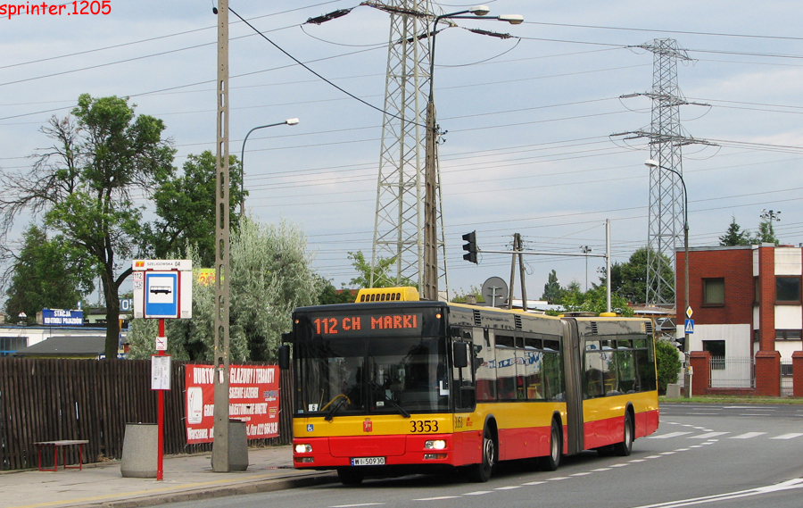 3353
Za chwilę stary MAN zatrzyma się na przystanku Szeligowska 04
Słowa kluczowe: NG313 3353 112 Szeligowska