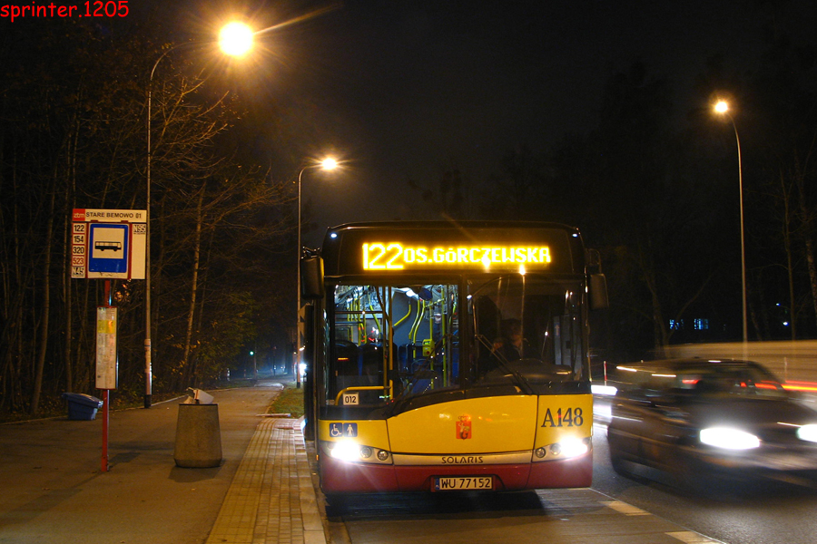 A148
Dwunastka podczas obsługi ZP Stare Bemowo.
Pozdrowienia dla kierowcy.
Słowa kluczowe: SU12 A148 122 Radiowa