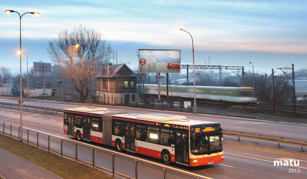 3383
Autobus był tu i zatrzymał się naprawdę, jednak 4 elementy wystapiły w innym czasie, innym miejscu, innym kącie obserwacji lub nie było ich wcale. Znajdziecie je?
Słowa kluczowe: 3383 517 Radzymińska