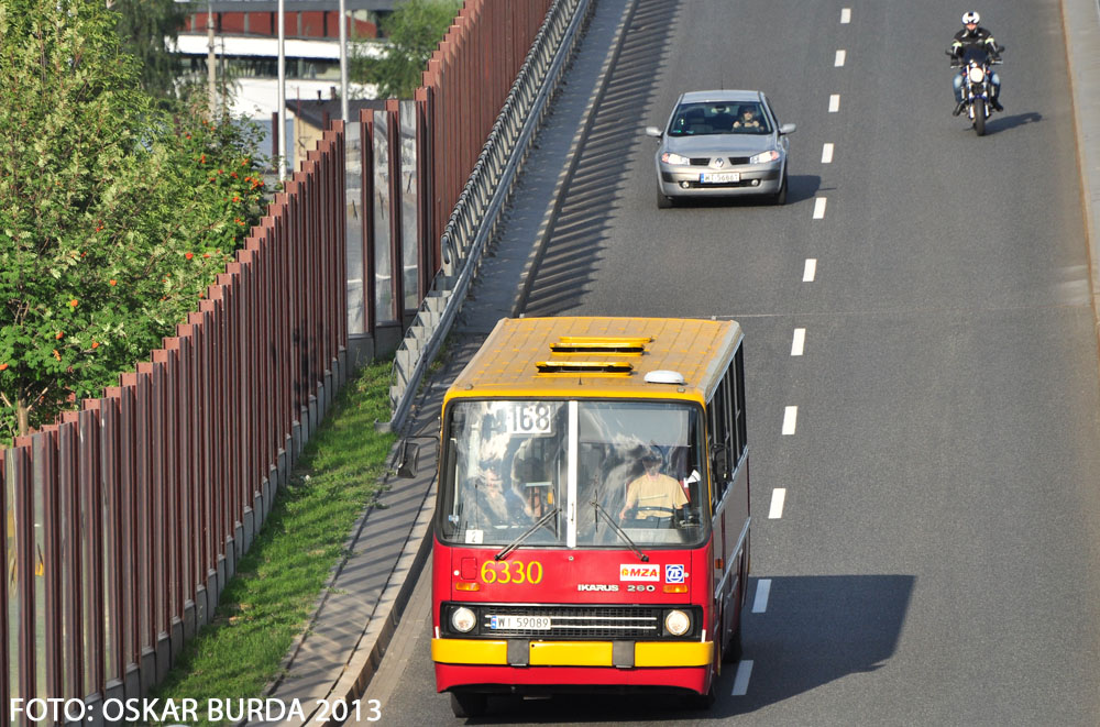 6330
Zjazd z Mostu Siekierkowskiego. Czy to chmury czy to słońce, zawsze jakieś puszki zepsują kadr, ale niech im będzie.
Słowa kluczowe: IK260 6330 168 WałMiedzeszyński