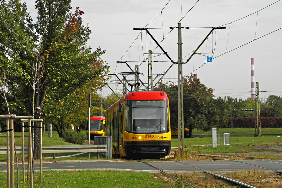 3140
PESA na kursie z Kawęczyńska-Bazylika do P+R Aleja Krakowska zbliża się do przystanku Dw. Wschodni Kijowska.
Słowa kluczowe: 120Na 3140 7 DwWschodni Kijowska