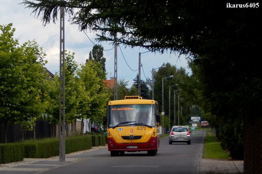 A371
W związku z budową kanalizacji w ul. Bruzdowej 164 zostało skrócone do przystanku Bartyki. Powrót do "cywilizacji" odbywa się ul. Lercha 
Słowa kluczowe: H7-20 Solina 164 A371 Lercha 