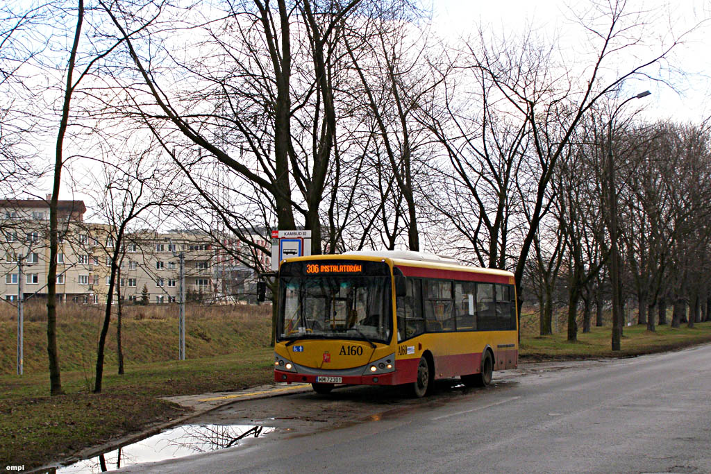 A160
Od pewnego czasu samorząd dzielnicy Włochy postuluje wydłużenie linii 306 na Nowe Włochy lub do Ursusa. Warunkiem było poprawienie stanu ulicy Instalatorów na odcinku między dotychczasową pętlą a Alejami Jerozolimskimi. Wygląda na to, że wkrótce będzie to nareszcie możliwe - jeżeli plan zostanie zrealizowany, to powstanie nowe bardzo ciekawe połączenie!
Słowa kluczowe: M083C Libero A160 306 Instalatorów