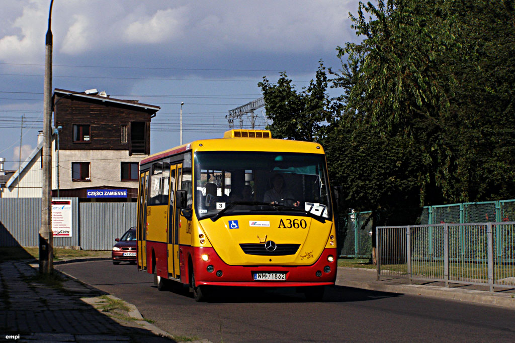 A360
Solina na linii Z-7 zastępującej tramwaje na odcinku Dw. Wschodni (Kijowska) - Kawęczyńska-Bazylika.
Z pozdrowieniami dla Chojraka, z którym wtedy byłem na fotkach :)
Słowa kluczowe: H7-20 Solina A360 Z-7 Wołomińska