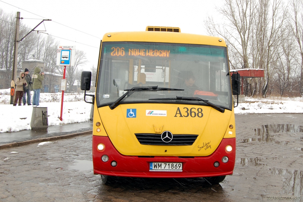 A368
W czasach gdy zimą padał śnieg... :) Solinka na 206 na krańcu Odolany
Słowa kluczowe: H7-20 Solina A368 206 Odolany