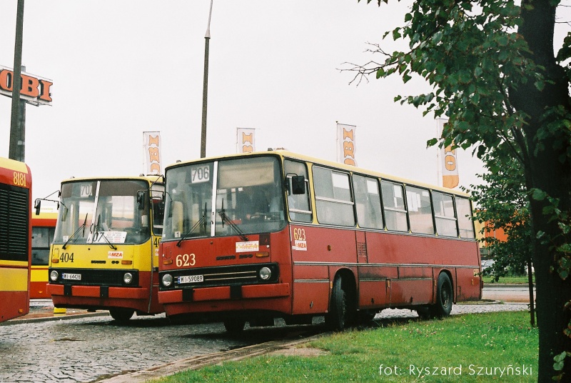 623
A tu 404 w doborowym towarzystwie.
Słowa kluczowe: IK260 623 404 706 707 Okęcie