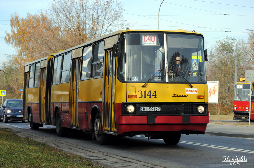 3144
21,5 roku służby dla R-13. Wpisany na stan w 1990 roku,skasowany na początku 2012.
Słowa kluczowe: IK280 3144 C40 Wólczyńska