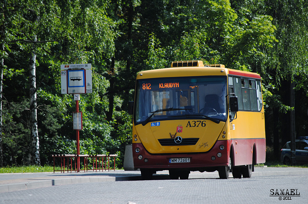 A376
Solina na linii kursującej 3 miesiące przed wakacjami i 3 tygodnie po wakacjach. Tu w ostatnim dniu przed przerwą wakacyjną.
Słowa kluczowe: H7-20 A376 812 StareBemowo