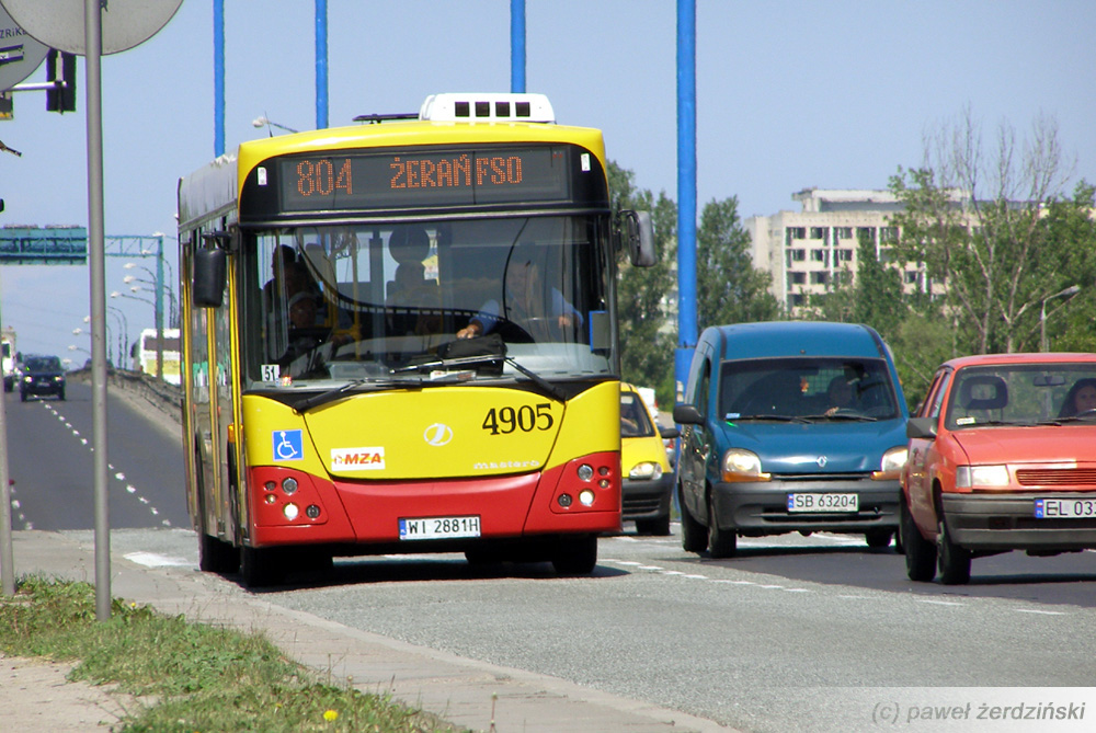 4905
Jak dobrze pamiętam to z czasów zanim 804 stało się 736.
Słowa kluczowe: M121I 4905 804 Modlińska