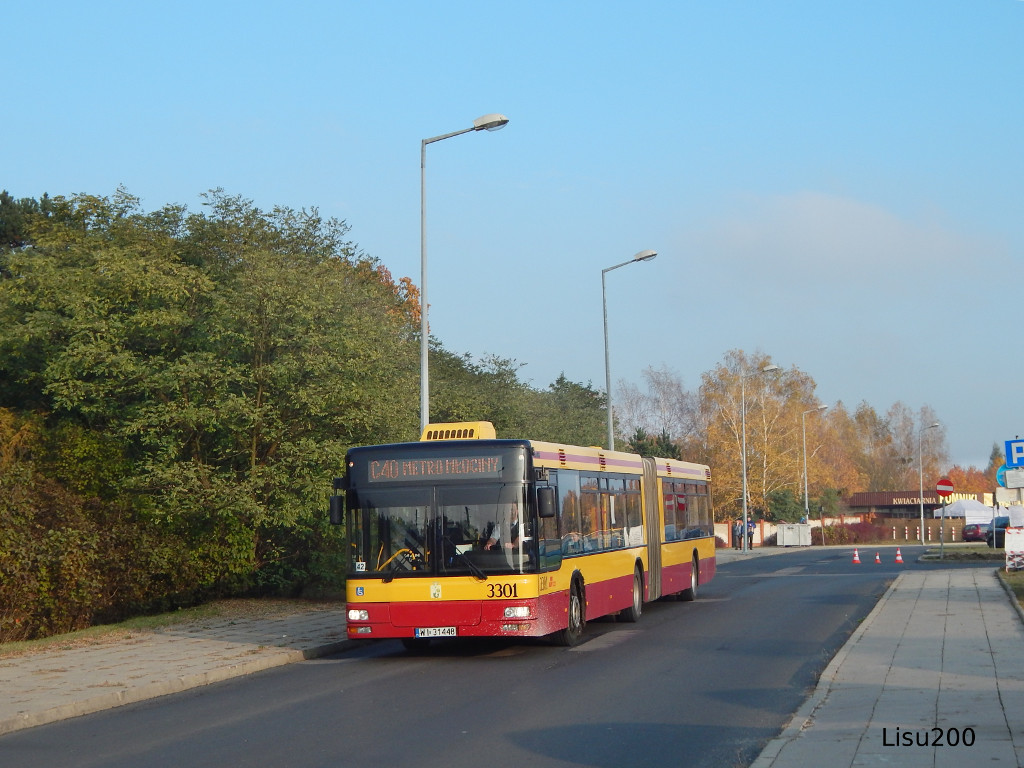 3301
Powoli zaczyna się sezon cmentarny.
Słowa kluczowe: NG313 3301 C40 Dziekanowska