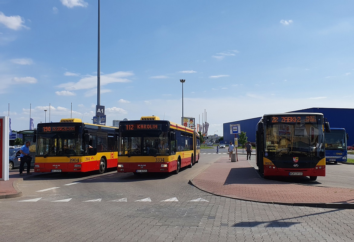 3334
Tyle autobusów na tej dosyć niedużej pętli :D Przy okazji niedługo zmienią się nazwy przystanków końcowych 112 i 190:(
Słowa kluczowe: NG313 3334 3904 112 190 CHMarki