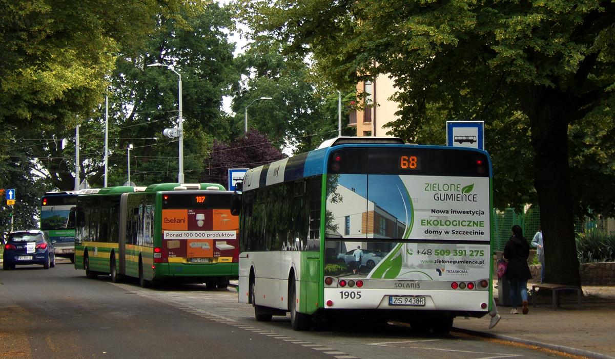 1905
Po przebudowie Placu Rodła linie 68, 107, C i 530 mają przystanki początkowe na ulicy Roosevelta - starą pętlę ( z roku 1988 ) przy Radissonie i ZUS-ie zlikwidowano.
Słowa kluczowe: SU12 1905 68 Roosevelta