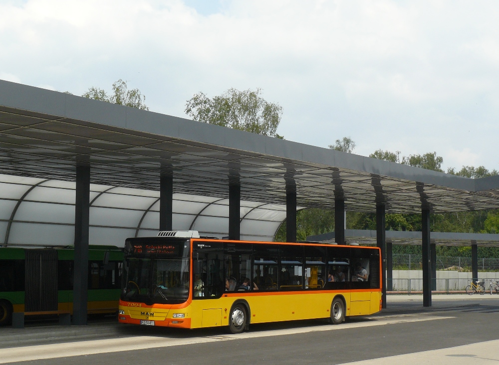 7004
Na pętlę Junikowo dojeżdżają tramwaje, autobusy ZUK Komorniki i MPK Poznań. 7004 na linii do Głuchowa i Gołusek.
Słowa kluczowe: NL293 7004 716 Junikowo