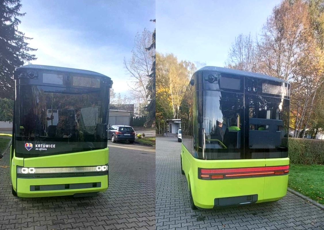 Blees BB-1
Pojazd na zdjęciu to Blees BB-1 to autonomiczny bus stworzony przez gliwicką firmę BLEES Sp. z o.o.. Testowany we współpracy z PKM Katowice i jeździ w Dolinie Trzech Stawów. Jest to pojazd elektryczny rozwijający Vmax = 25km/h i może zabrać piętnastu pasażerów. Zasięg pojazdu wynosi 200 km, zaś jego moc to 150 kW.
Autor: Grzemar.
Słowa kluczowe: Katowice BleesBB-1