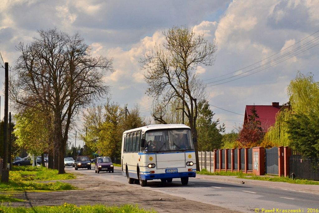 WGM RK50
Podczas ostatnich wyjazdów powjeżdżało mi w obiektyw trochę klasycznych klamek więc wypada coś powrzucać :D

Na początek Autosan z PKS Grodzisk Mazowiecki obsługujący linię S1, w podstawowym wariancie łączącą Sochaczew z Wyszogrodem.
Słowa kluczowe: H9-21 WGMRK50 S1 Sochaczew Płocka