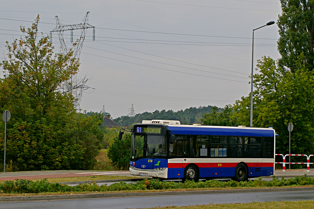 Solaris Urbino 8,6 #870
Na rozpoczęcie kolejnej nudnej serii jeden z dwóch bydgoskich knypków z logiem jamnika.
Słowa kluczowe: SU8,6 870 Skandynawska 81