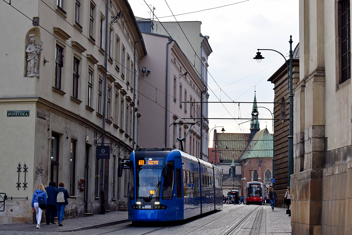 Bombardier NGT8 RY809
Słowa kluczowe: Kraków Dominikańska NGT8 RY809 linia18