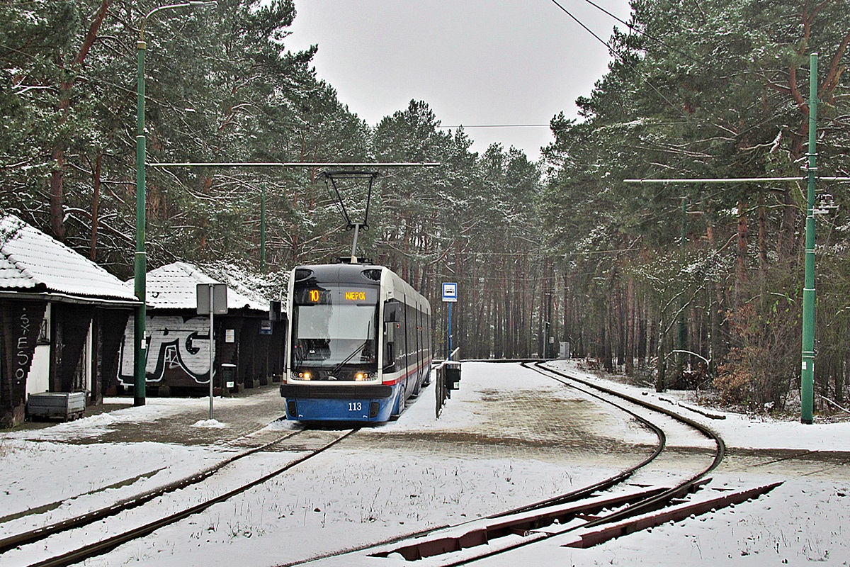 Pesa 122NaB #113
Bydgoszcz, pętla Las Gdański.
