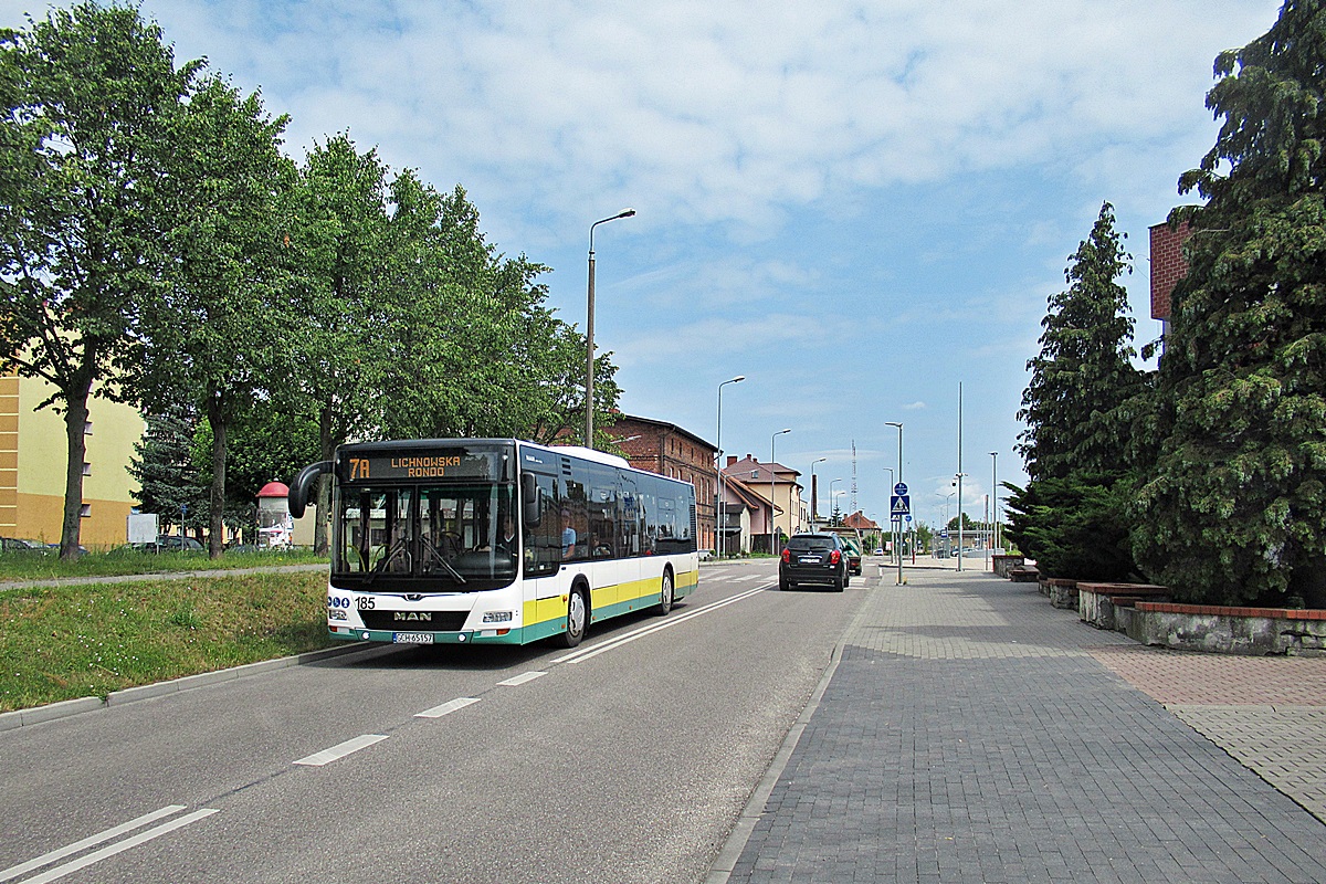 MAN NL293 Lion`s City GCH 65157
Chojnice, ul. Towarowa. 
Słowa kluczowe: MZK_Chojnice