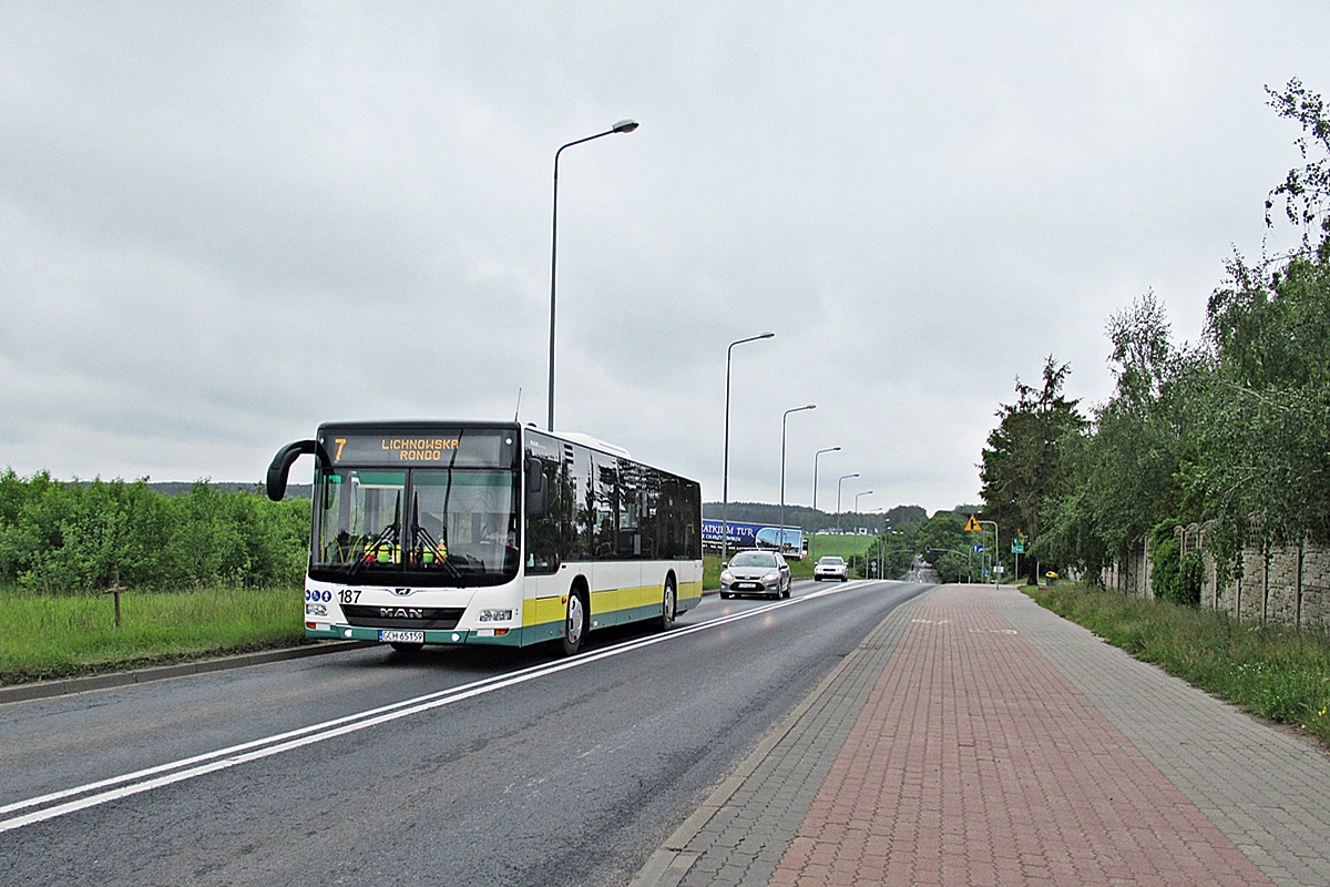 MAN NL293 Lion`s City GCH 65159
Chojnice, ul. Bytowska. 
Słowa kluczowe: MZK_Chojnice