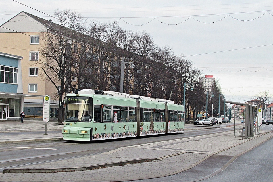 AEG GT6M #303
Frankfurt (Oder), Karl-Marx-Straße.
Słowa kluczowe: SVF