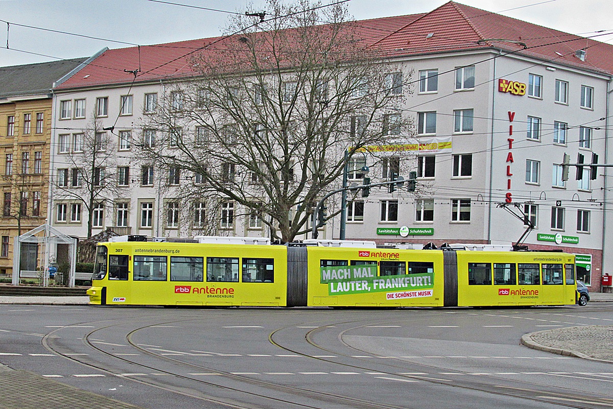 AEG GT6M #307
Frankfurt (Oder), Heilbronner Straße.
Słowa kluczowe: SVF