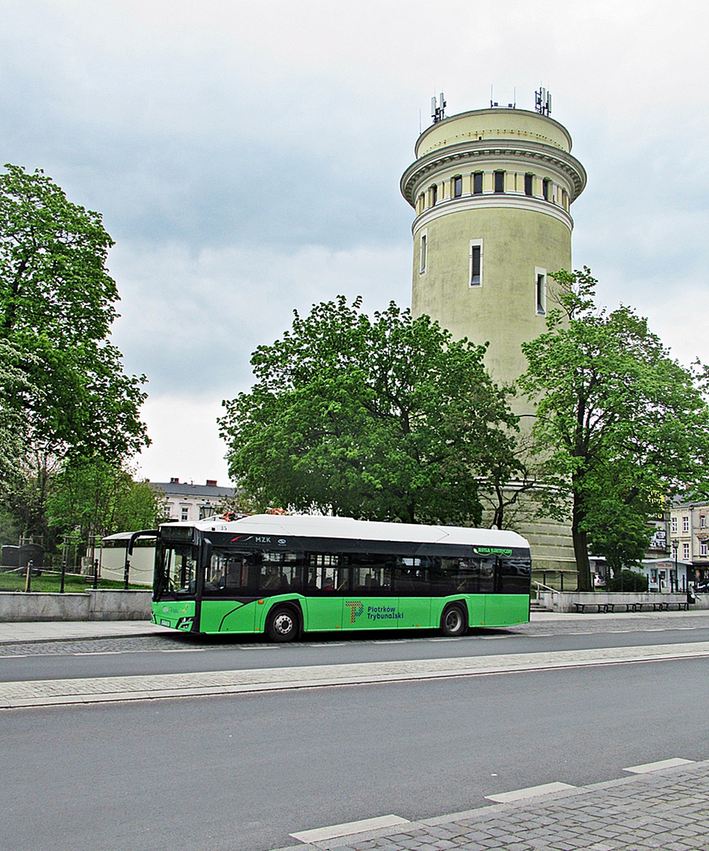 Solaris Urbino 12 Electric EP 1735E
Piotrków Trybunalski, ul. Polskiej Organizacji Wojskowej.
Słowa kluczowe: MZK