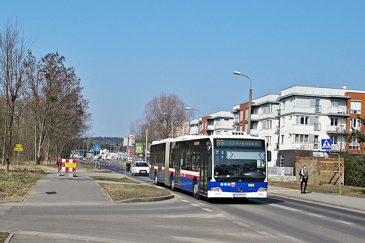 Mercedes-Benz Conecto CB 595HL
Bydgoszcz, ul. Prof. Sylwestra Kaliskiego.
Słowa kluczowe: MZK