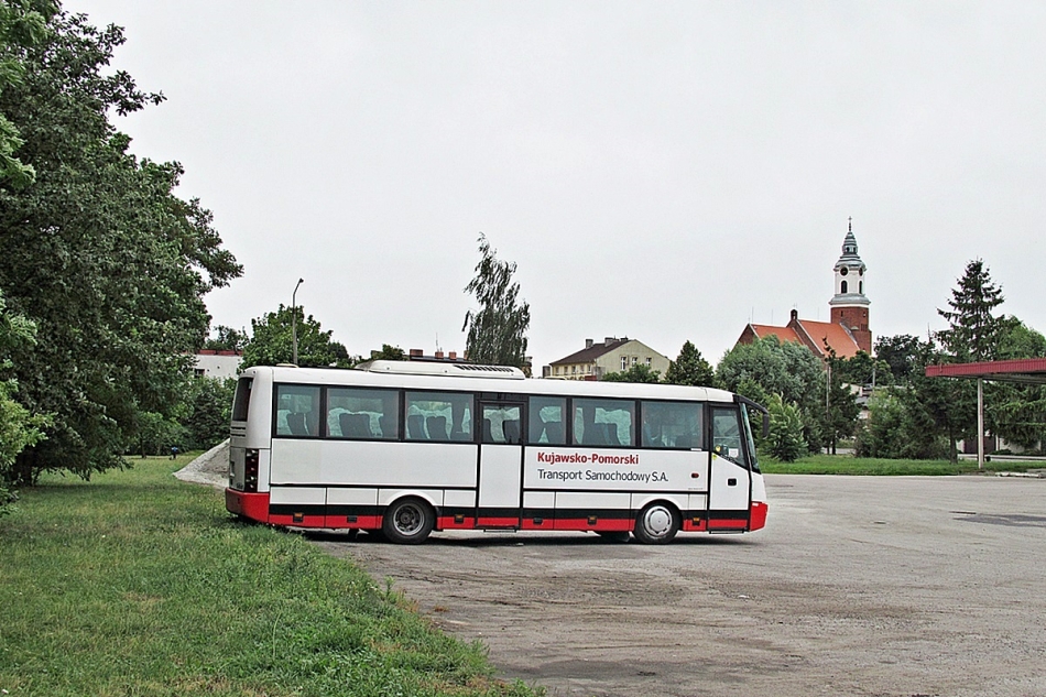 Solbus C9,5 CLI NA19
Żnin, dworzec autobusowy. 
Słowa kluczowe: KPTS dworzec