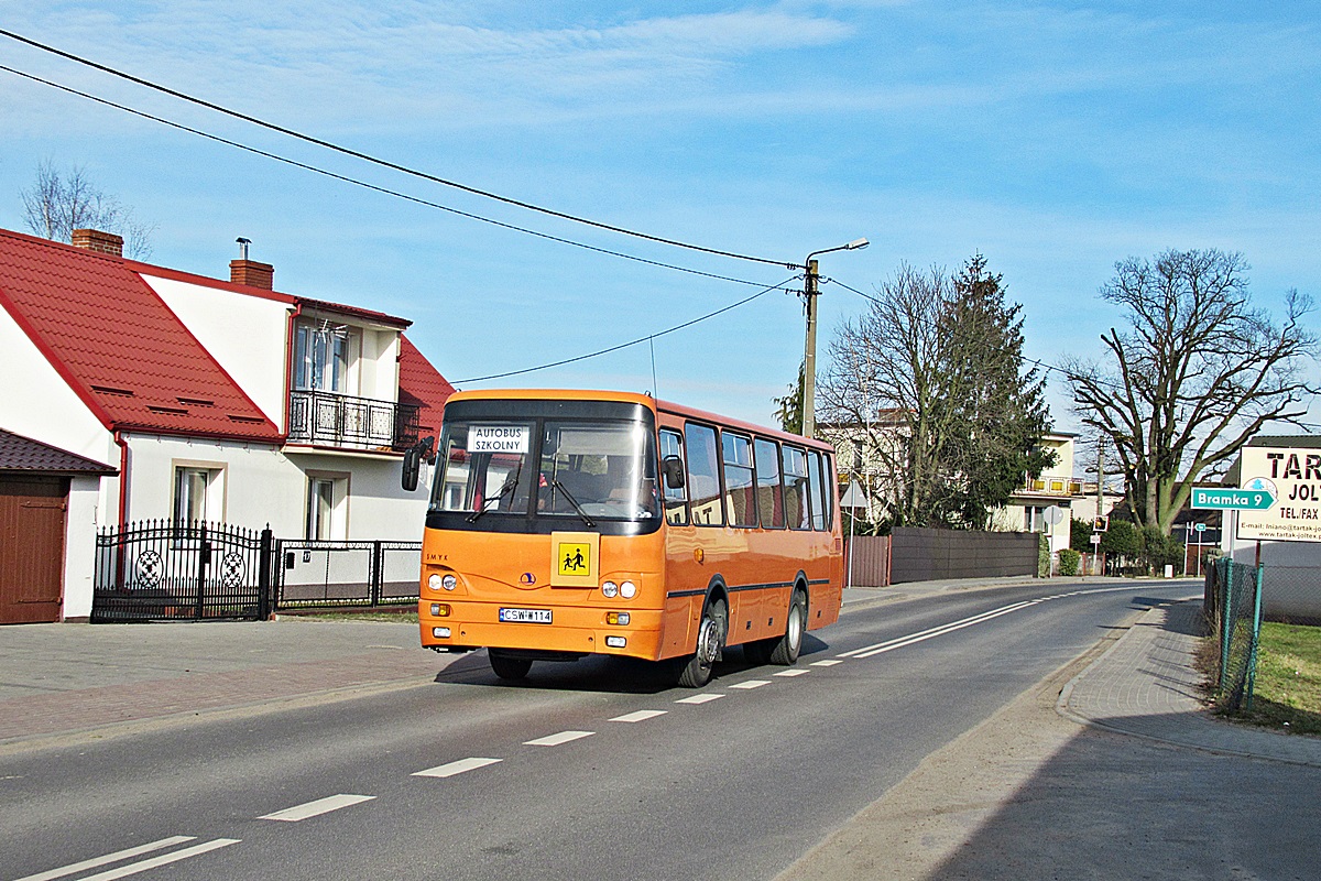 Autosan A0909L.04.S CSW W114
Lniano, ul. Szkolna.
Słowa kluczowe: szkolny