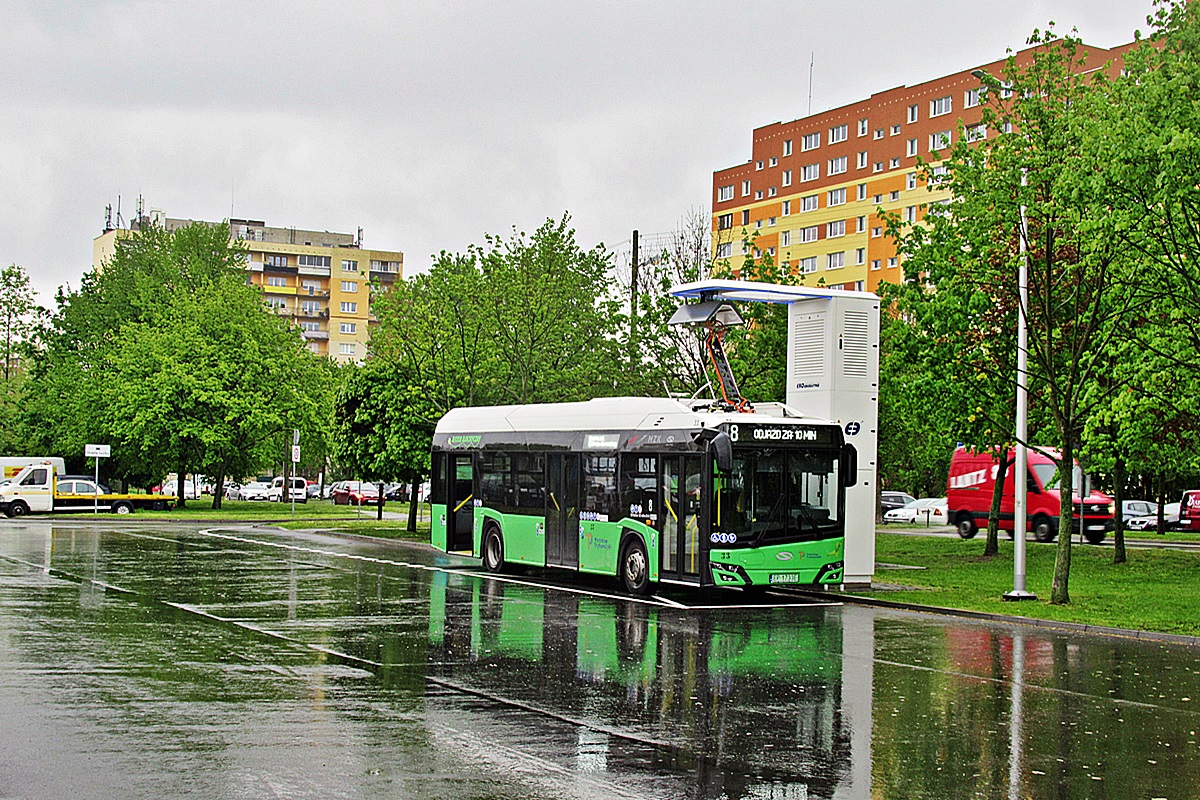 Solaris Urbino 12 Electric EP 1733E
Piotrków Trybunalski, ul. Juliusza Słowackiego.
Słowa kluczowe: MZK