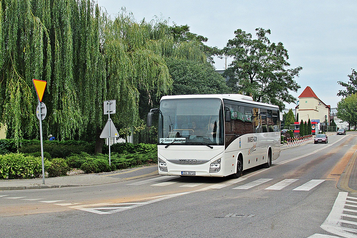 Iveco Crossway Line 12M GDA 08726
Gniew, ul. 27 Stycznia. 
