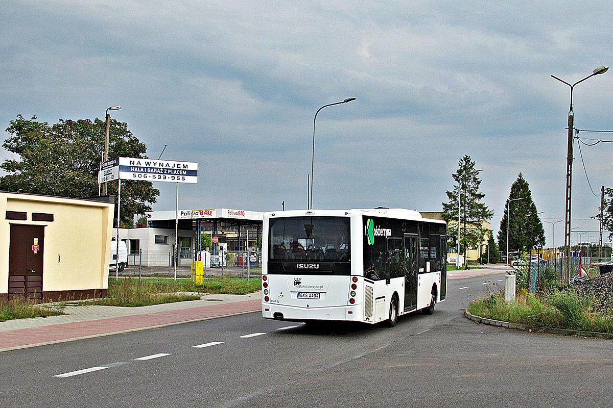 Isuzu Citibus GKS AA04
Kościerzyna, ul. Drogowców. 
Słowa kluczowe: PKS_Starogard