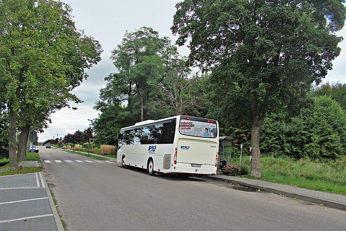 Irisbus Crossway 12M GST 5985A
Zblewo, ul. Chojnicka. 
Słowa kluczowe: PKS_Starogard