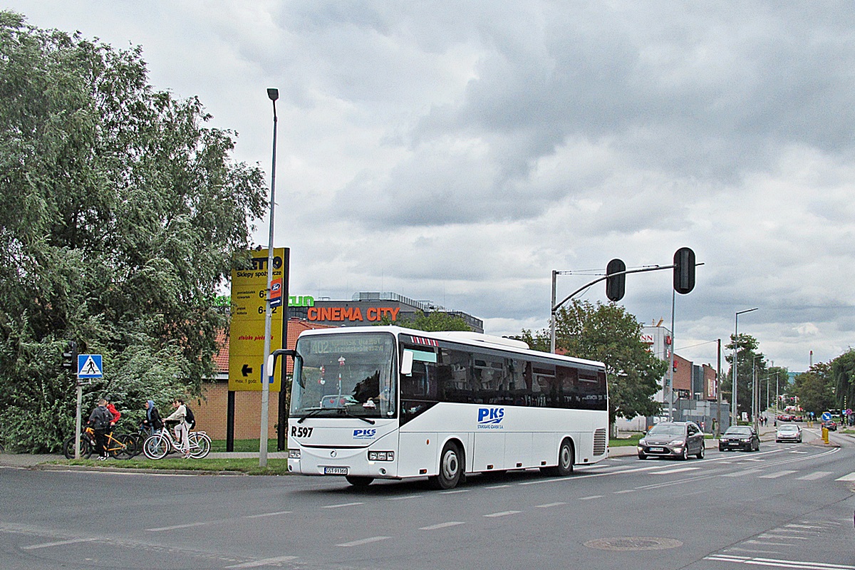 Irisbus Crossway 12.8M GST 91366
Starogard Gdański, ul. Pomorska. 
Słowa kluczowe: PKS_Starogard