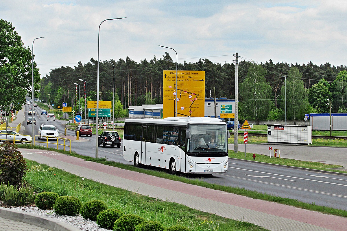 Irisbus Evadys KNT 97802
Tuchola, ul. Świecka. 
