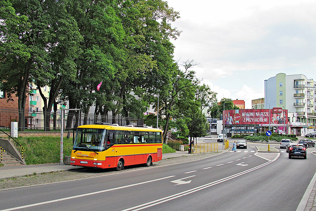 Solbus B9,5 NIL 36607
Iława, ul. Grunwaldzka. 
Słowa kluczowe: ZKM_Iława