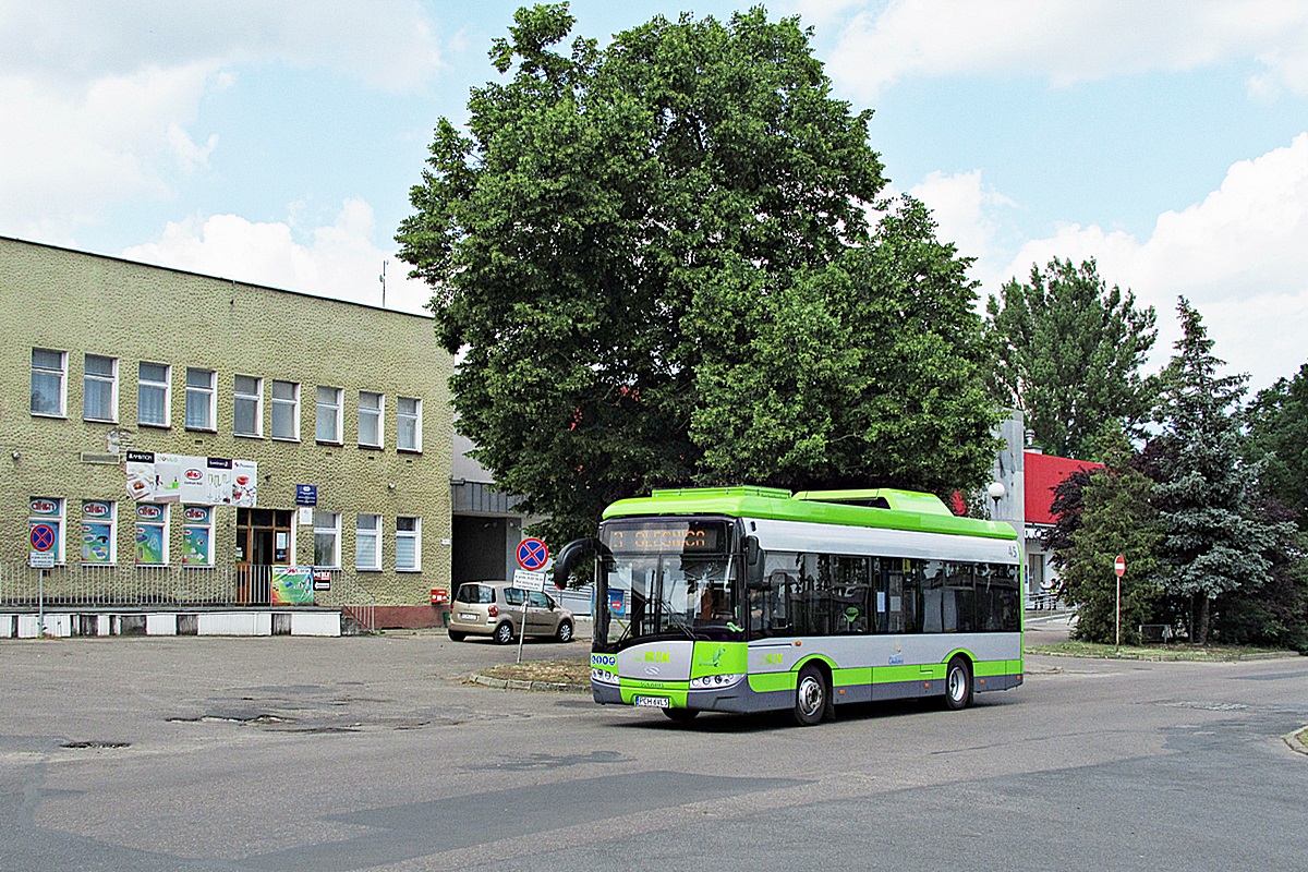 Solaris Urbino 8,9 LE electric PCH 6VL5
Chodzież, ul. Dworcowa. 
Słowa kluczowe: MZK