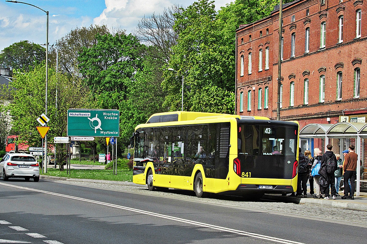 MAN NL280 Lion`s City 12 SK 344YS
Siemianowice Śląskie, ul. Śląska. 
Słowa kluczowe: GOP PKM