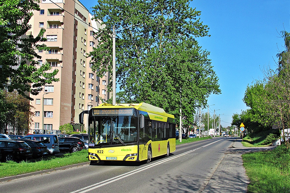 Solaris Urbino 12 Electric SO 0039U
Sosnowiec, ul. Teofila Lenartowicza. 
Słowa kluczowe: GOP PKM