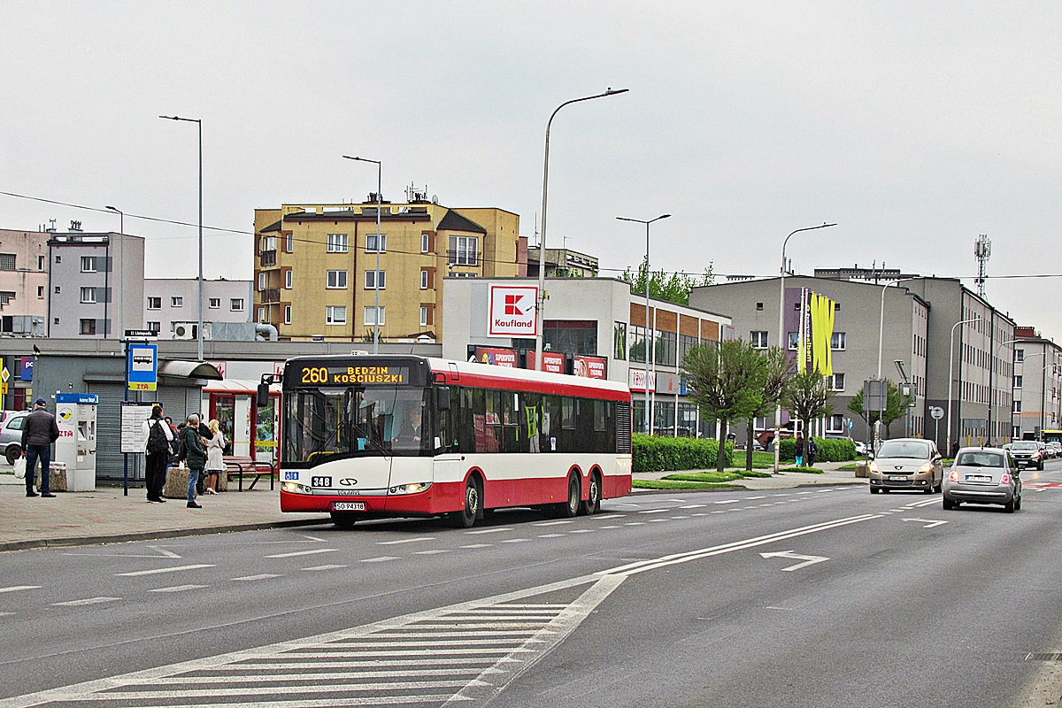 Solaris Urbino 15 SO 94318
Będzin, ul. 11 Listopada. 
Słowa kluczowe: GOP PKM