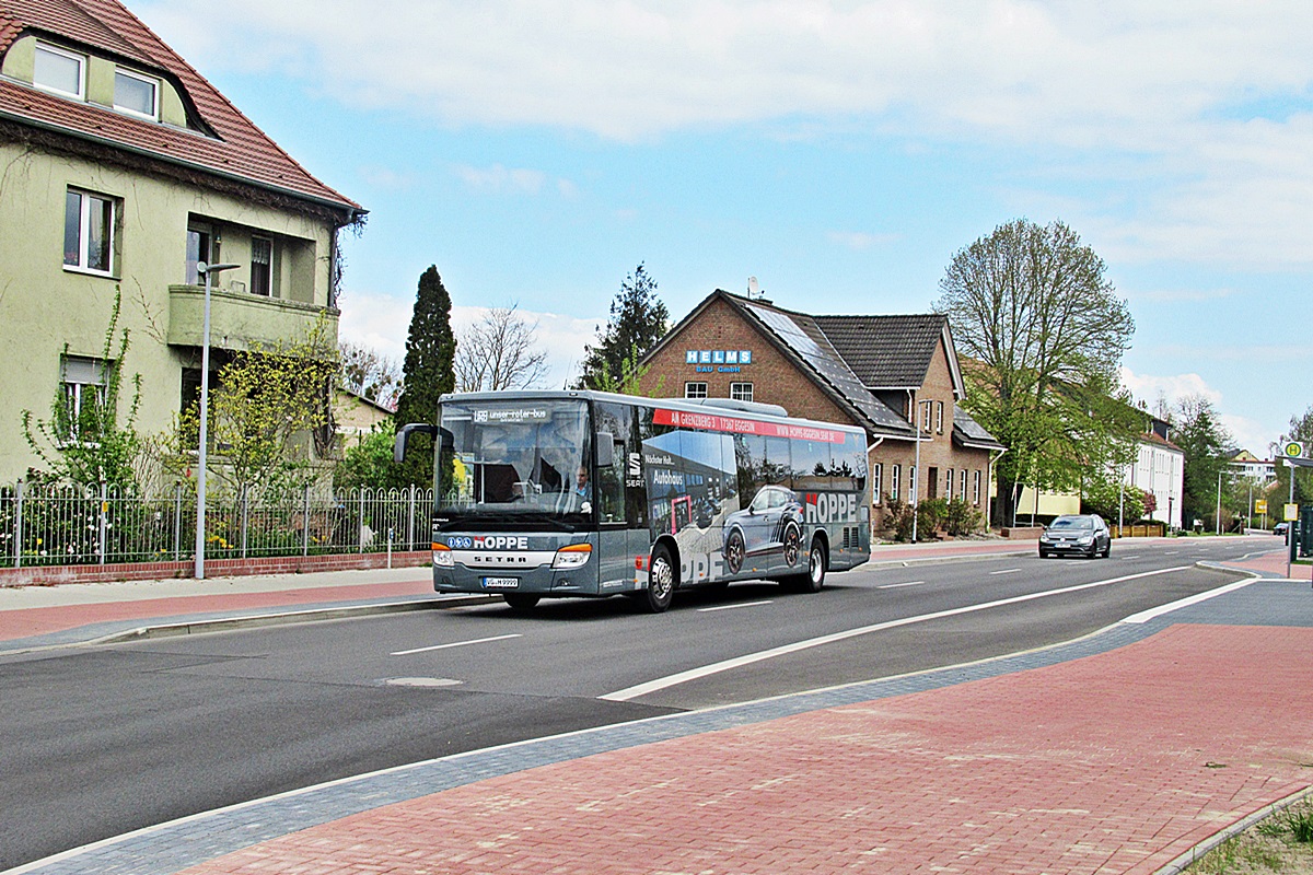 Setra S416 LE Business VG-H 9999
Ueckermünde, Belliner Straße.
